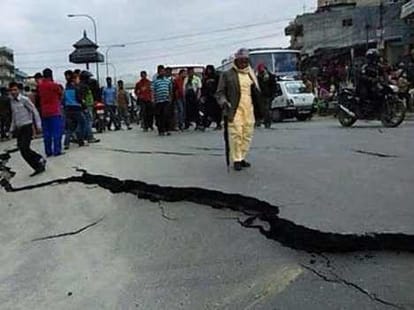 forecast of earthquake in himalaya.