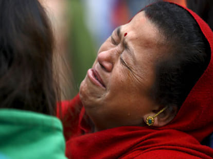 heavy rain started in nepal after earthquke