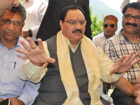 no development in jp nadda adopted village in himachal.