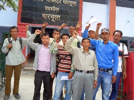 Anger flared on putting garbage near Tapovan