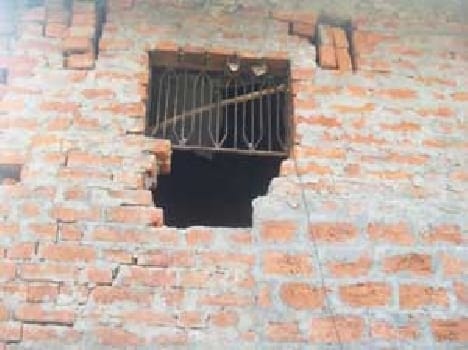 dent clipped a house burglary