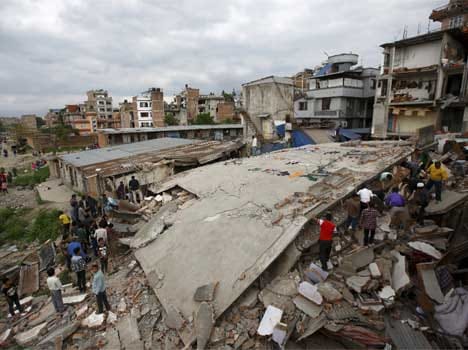 geological survey of india and nepal earthquake.