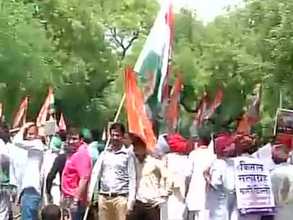 youth congress kisan rally at jantar mantar