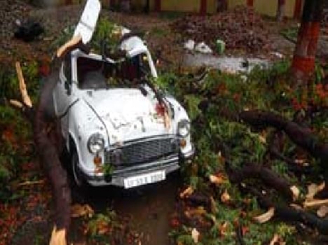 Storm - rain havoc , killing two