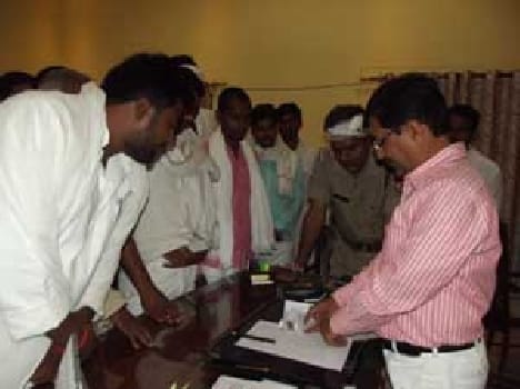 The administration did not allow for demonstration