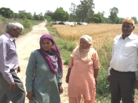 railways assigned to the Court of farmers draft of Rs 35 lakh.
