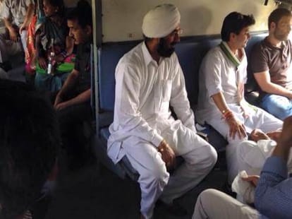 rahul gandhi met with farmer in punjab