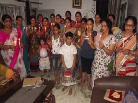 The BJP Mahila Morcha tribute