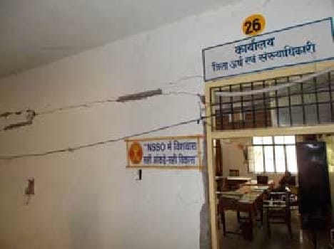 Disturbed people live in dilapidated government buildings