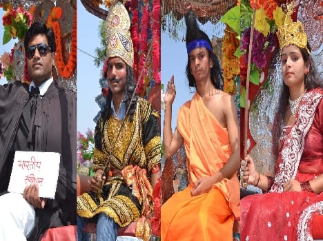 Fanfare procession left from Ambedkar