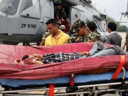 relief operation of india and china in nepal earthquake