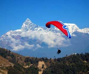 tourist are still enjoying in pokhra of nepal