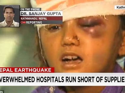 CNN reporter perform surgery in nepal