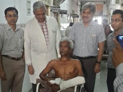 Kgmu doctors do double free flap surgery