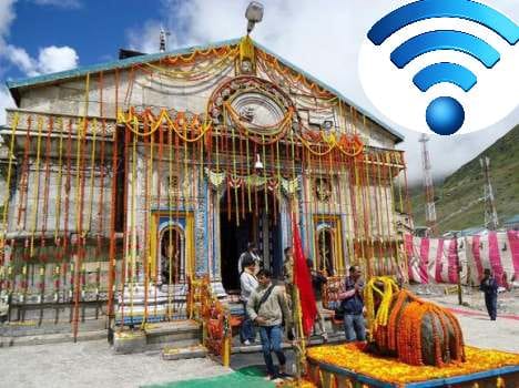 wifi service in kedarnath dham.
