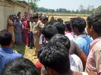 A man killed his mother for land.