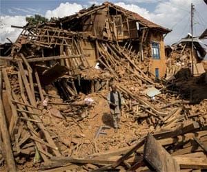 nepal village destroyed in earthquake
