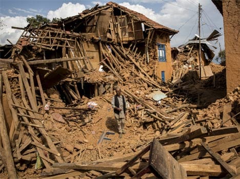 Indian peninsula moved due to nepal earthquake.