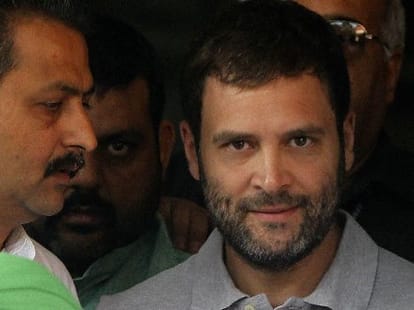 Rahul gandhi again attacked on central government