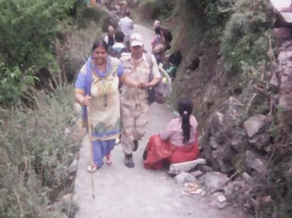 itbp take charge on badrinath highway.