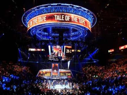 World's big boxing competition with pacquiao and mayweather.
