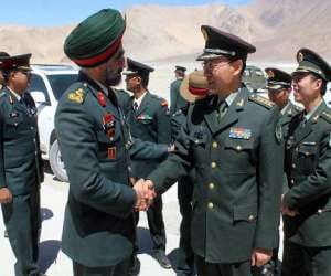 india, china troops hold meet along LAC