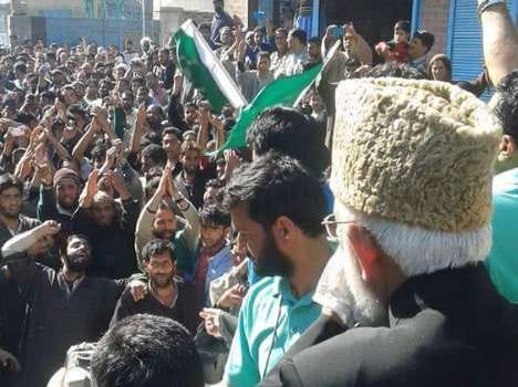 syed ali shah geelani also addressed hafiz's rally in pakistan