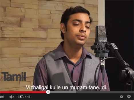 subnath naik sung a song in ten language