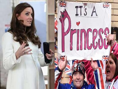 Kate Middleton gave birth to a baby girl 