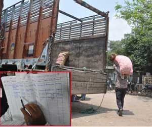 earthquake victims relief supplies being sold On the way