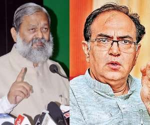 political war: bjp minister anil vij Vs congress leader captain ajay yadav