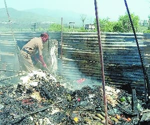 fire at hpmc cold store parwanoo.
