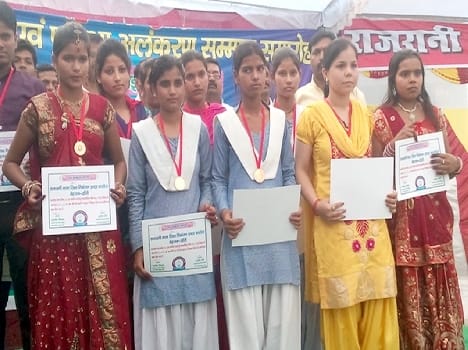 The children presented cultural program