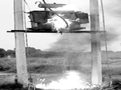 Tubewells transformer burn