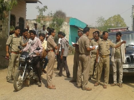 firing in goverdhan for land 