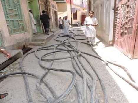 Carrying power supply protests