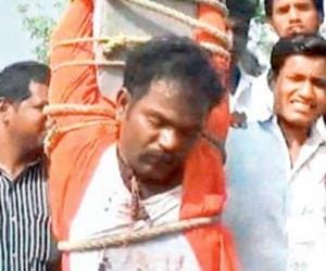 mob ties to Godman with electric pole beats for sexually assaulting women