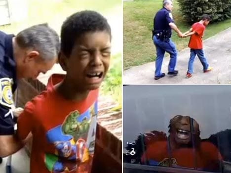 Mum calls cops on her 10-year-old son to teach him a lesson