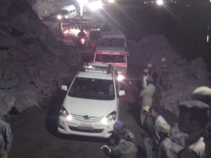 danger in badrinath highway.