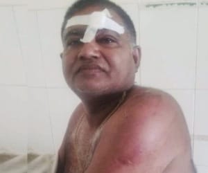 on duty ASI beaten by drug smugglers at station