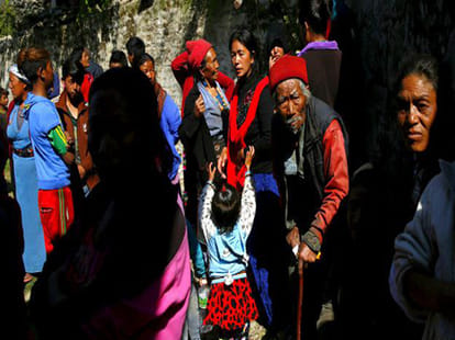 nepal village destroyed in earthquake
