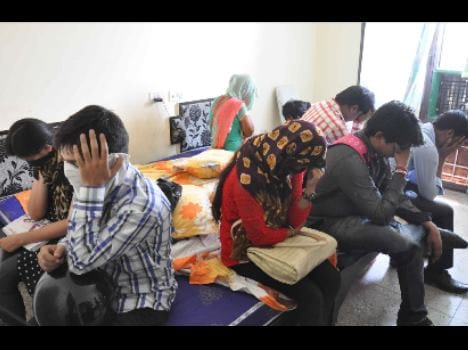 sex racket in party, busted in ludhiana's hotel 