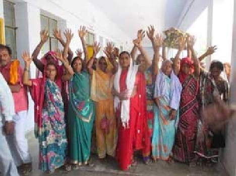 Women protest