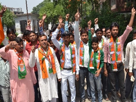BJP members demanded by the performance power line