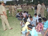 One hundred and ten thousand rupees With 21 gamblers arrested