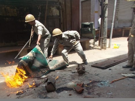 communal tension in saunkh area of mathura 