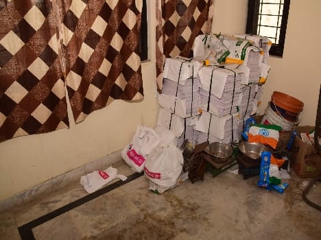 Palithin seized 60 kg of municipal theft