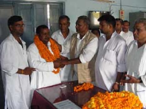 Harendra welcomed by Sp 