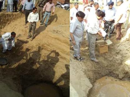 river saraswati disappeared by earthquake, says scientist.