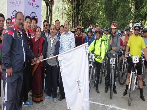Bicycle rally off